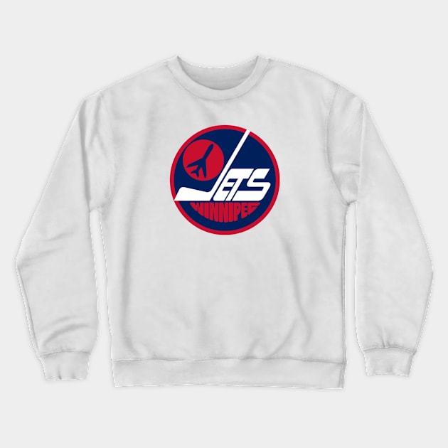 Winnipeg Jets Crewneck Sweatshirt by Jedistudios 